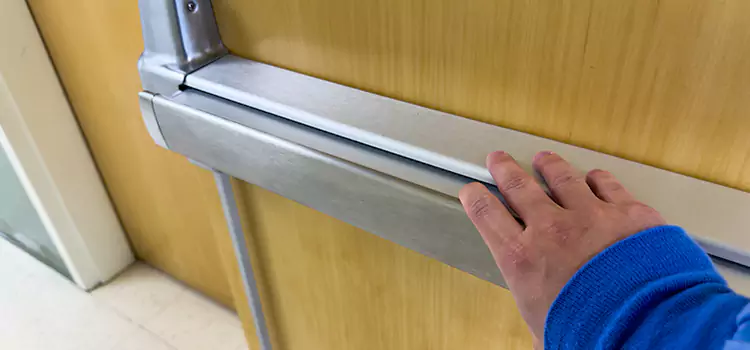 Installing a Push Bar on a Door Sumter